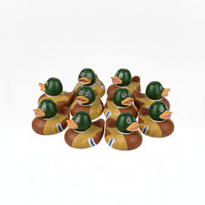 12 Mini Mallard Rubber Duckies   2 Inch Duck Bath Toys, Party Favors, Classroom