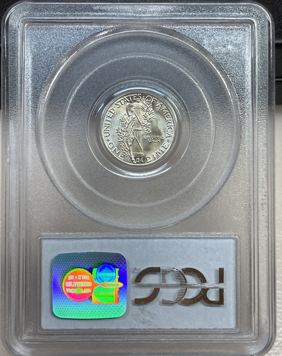 1938 PCGS MS66FB Full Bands Mercury Dime | eBay