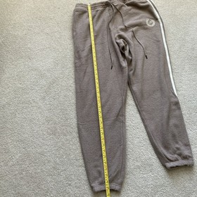 Victoria&rsquo;s Secret PINK Reverse Fleece High Waist Joggers Pants XL Iced Coffee