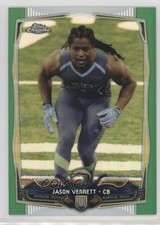 2014 Topps Chrome Green Refractor Jason Verrett #195 yj7