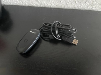   Original Microsoft Xbox 360 Wireless Receiver | USB Adapter | PC | schwarz