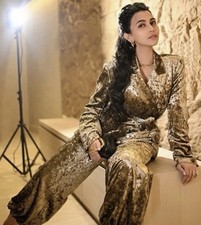 Zara Velvet Blazer With