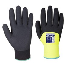 Portwest A146 Twin Lined Flexible Arctic Winter Glove Yellow, Medium