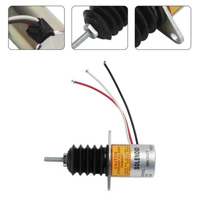 AM124379 AM124377 12V Kraftstoffabschaltmagnet Für John Deere 655 755 856
