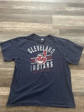 Cleveland Indians Y2k Graphic T Shirt Mens Sz XL