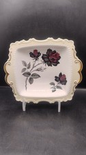 Vintage Royal Albert Bone China Rectangular Dish Rose Decoration Rf8#135