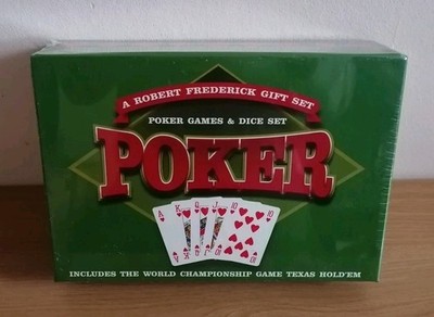 Robert Frederick Poker und Würfelspiele Box Set Geschenkset / Neu & Versiegelt 