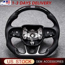 Led Carbon Fiber Steering Wheel For Dodge Charger Durango Srt Hellcat 2015-2023. Led Carbon Fiber Steering Wheel For Dodge Charger Durango Srt Hellcat 2015-2023.