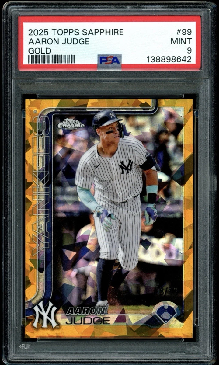 Topps Chrome Sapphire Edition 2025 Aaron Judge #99 for sale | eBay