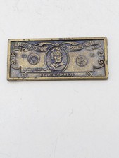 Vintage Reader's Digest $125,000 Sweepsbill Metal Token Sweepstakes Advertising