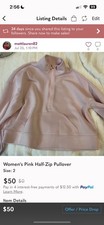 Light Blush Pink Lightweight Bomber Jacket Size Small