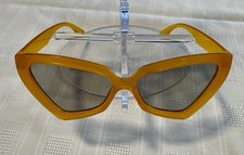 Yellow Cat Eye Style Fashion Sunglasses - New In Box