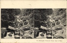 Stereo Ak Cascade dans le Hartz, Wasserfall i...