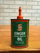 Vintage Singer Sewing Machine Hand Oiler Household Oil Can