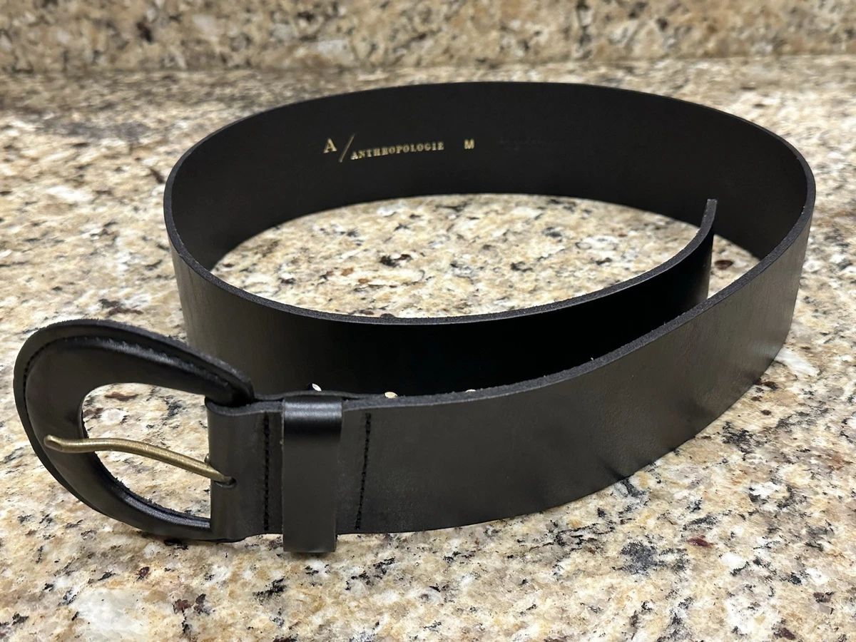 Anthropologie Leather Black Belts for Women for sale | eBay