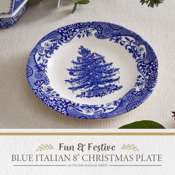 Spode Blue Italian 8