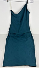 Nookie Women’s Teal Cowl Neck Midi Dress Size M Body Conform
