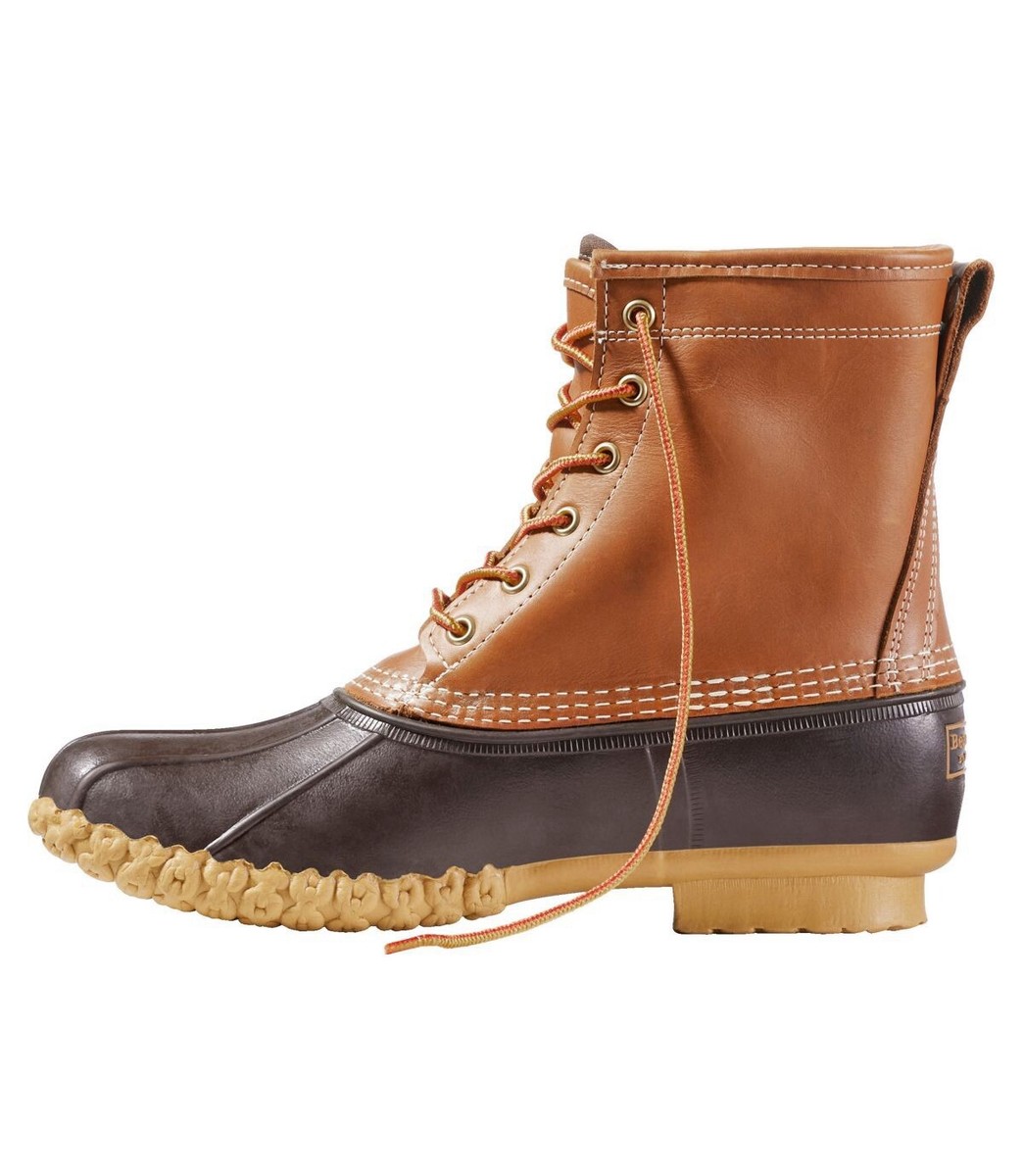 LLBean Tan/Brown 8” Thinsulate Bean Boots, men display picture 1