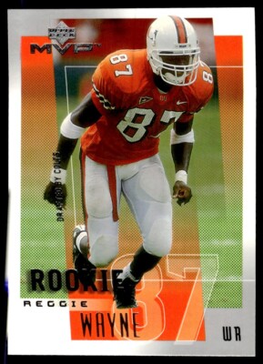 Wayne Roodie 2001 UD MVP Reggie Wayne Rookie #311 *BIN502 | eBay