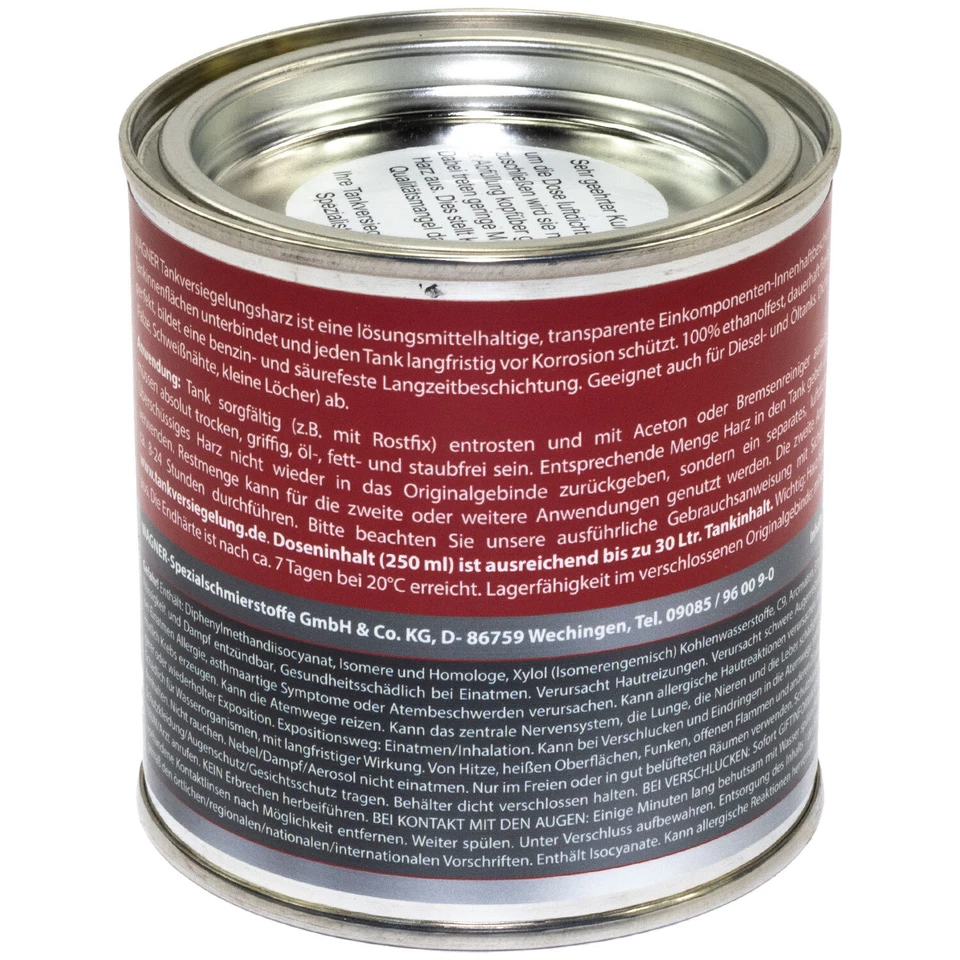 Tank Versiegelung Wagner Einkomponentenharz 250 ml Tankversieglung Behälter Fuel - Bild 3 von 4