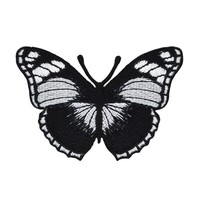 Ae49★Schmetterling AufnäHer AufbüGeln Applikation BüGelbild Patch 7,4 X 5,2 Cm