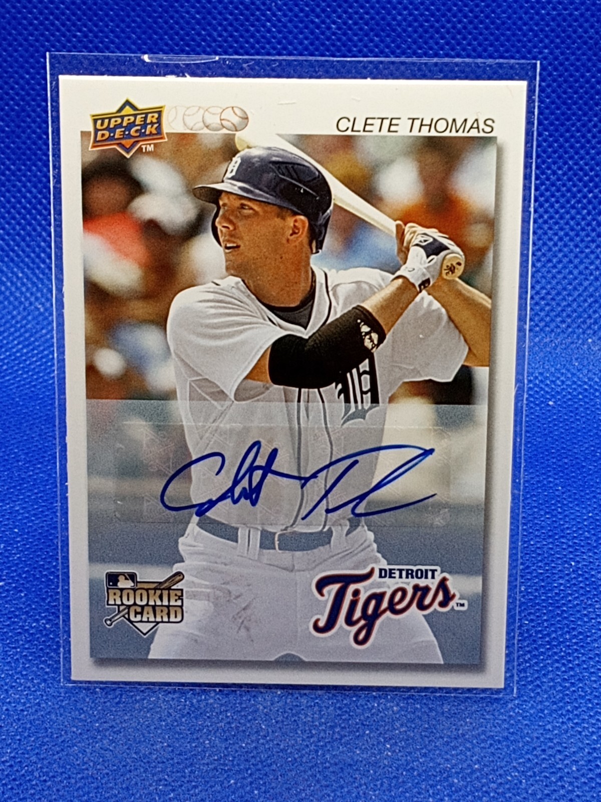 2008 Upper Deck Timeline Auto Auto Clete Thomas #106 Rookie Auto RC