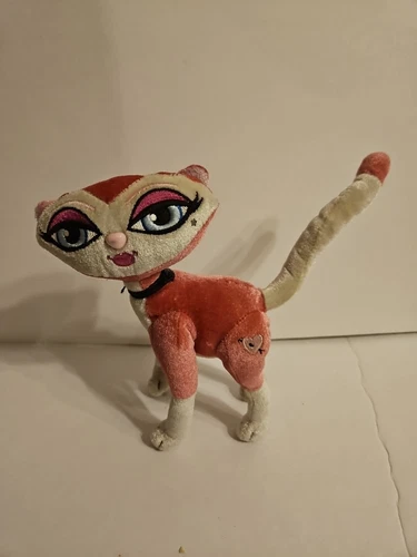 Bratz Petz Catz Poseable Pink Bendable 6" Plush Stuffed Animal