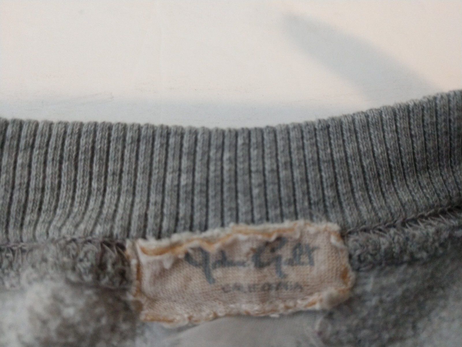 John Galt Gray Alien Patch Pullover Vintage Sweat… - image 3