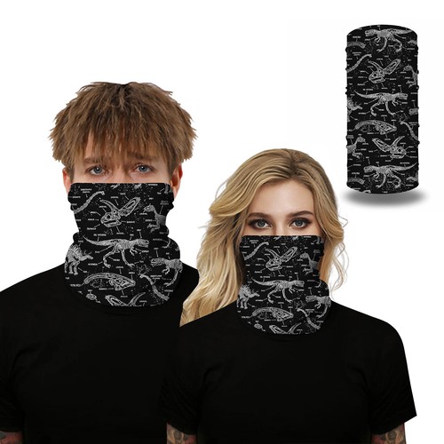 NEW Biker Cycling Sport Mens Womens Neck Warmer Tube Scarf Balaclava Face Mask - Picture 4 of 21