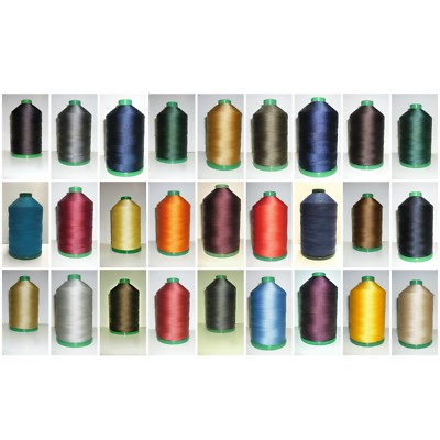 STARK GEBUNDENES NYLONFADEN 20ER, 2000 MTR POLSTERIE VERSCHIEDENE FARBEN, KOSTENLOSE P & P A & E 