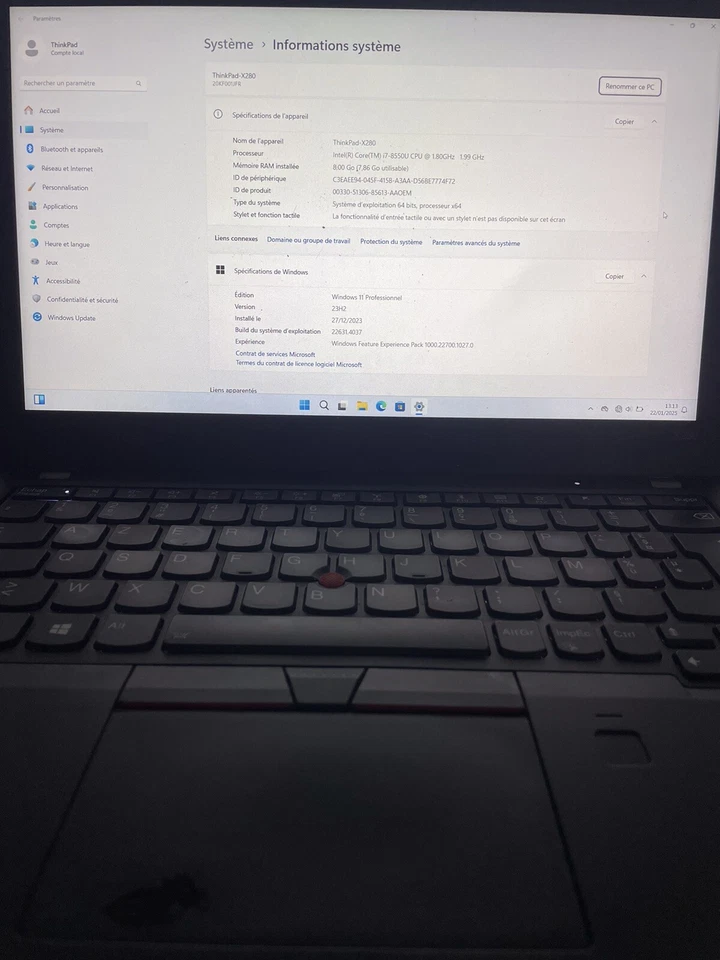 L’envoi ThinkPad - Photo 2/2