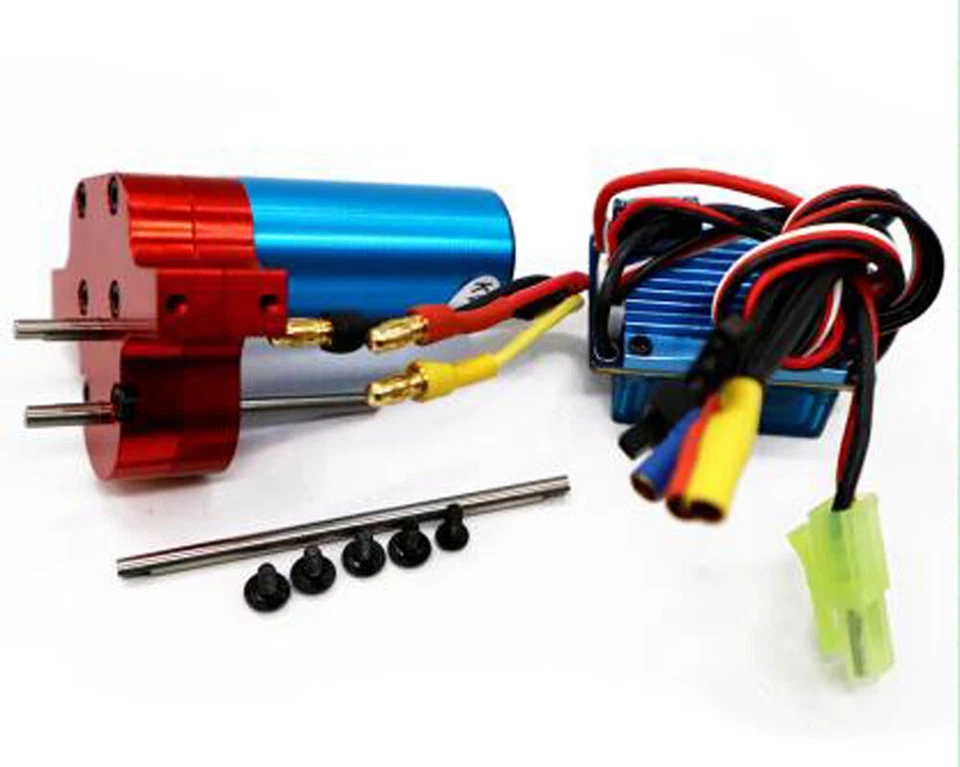 Metal Gearbox w/380 Brushless Motor Transfer ESC 1/16 WPL C14 C24 B14 B24 B16/36 - Image 4 of 4