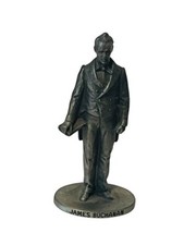 Danbury Mint President Figurine Pewter Soldier LaRocca Vtg James Buchanan 15th