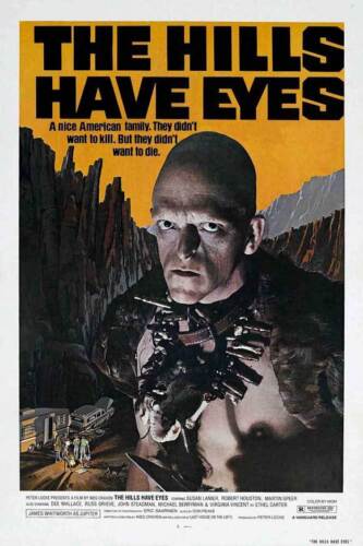 "THE HILLS HAVE EYES" Movie Poster [Licensed-NEW-USA] 27x40" Theater Size (1977) - Picture 1 of 1