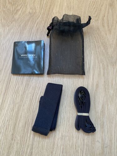 NWOT Victoria's Secret Very Sexy Convertible Black Bra Straps and Halter Straps - Picture 1 of 2