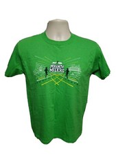 NYRR New York Road Runners Mighty Milers Run for Life Youth Medium Green TShirt