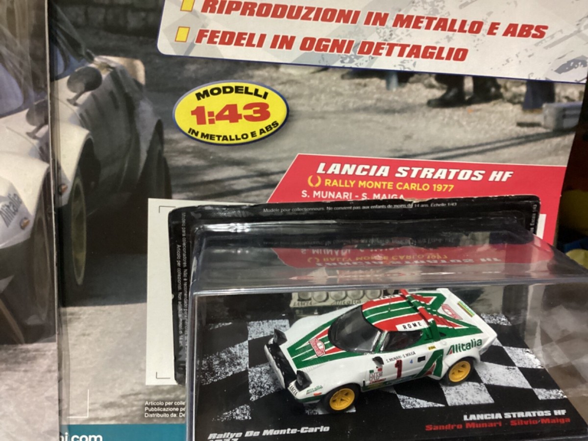 再価格改定 Lancia Stratos HF ミニカー 77' 1／43 Lancia Stratos HF 1977 1/43 #1 - The Legends of Rally