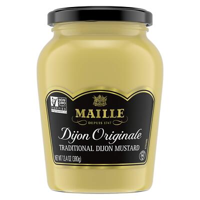 Maille Dijon Mustard Originale 13.4 Ounce Creamy Texture Award Winning Flavor