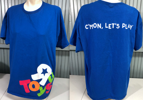 Toys R' Us Blue Employee XXL Retail Store T-Shirt
