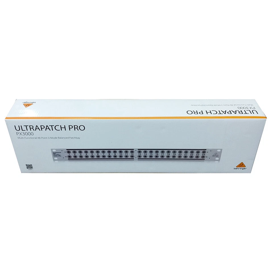 Behringer ULTRAPATCH PRO PX3000 48 Point Balanced Equipment Studio Patch Bay - Image 3 of 3