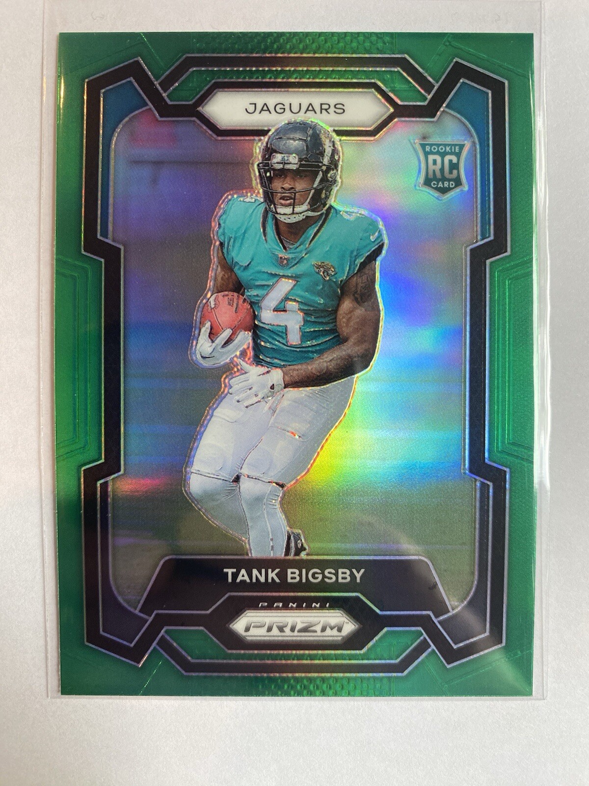 2023 Panini Prizm - Rookies Green Prizm #348 Tank Bigsby (RC)