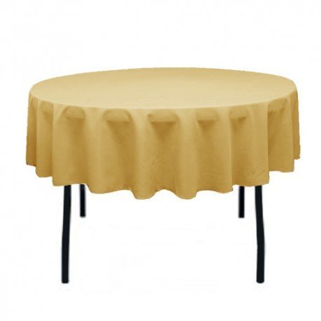 Tablecloth Polyester Round 96" By Broward Linens (Variety of Colors) - Bild 24 von 59