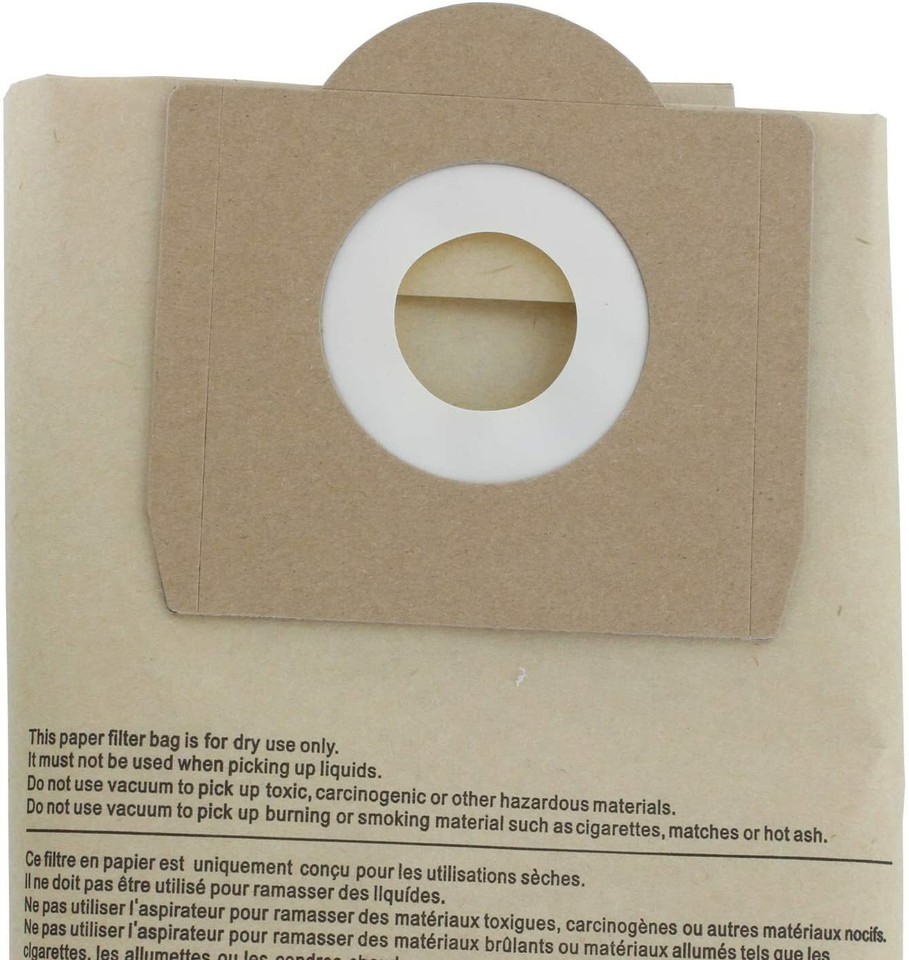 Dust Bag for Wickes Wet & Dry Vacuum Cleaner Wicks hoover Paper FIVE x