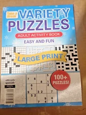 Take a Break Variety Puzzles Adult Activity Book Easy And Fun Large Print 100+