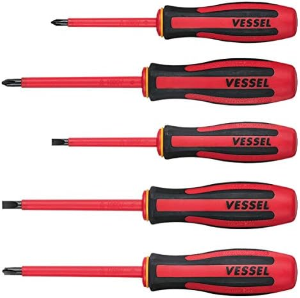 Vessel - Set di cacciaviti isolati MEGADORA VDE, 5 Pezzi