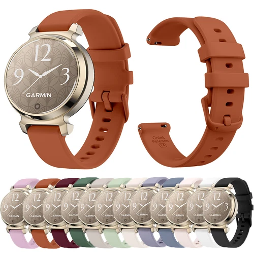 For Garmin Lily 2 Replacement Silicone Sport Women‘s Watch band Bracelet Strap - Picture 3 of 77