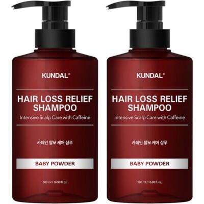 2X Kundal Intensive Scalp Care Hair Loss Relief Shampoo 500ml 16.90 fl.oz Korean
