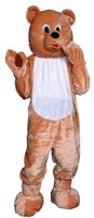 Dress Up America Adult Teddy Bear Mascot Costume Set Dress Up America Adult Teddy Bear Mascot Costume Set