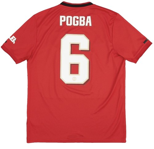Manchester United Home Pogba 6 19/20 Cup Authentic Soccer Name set