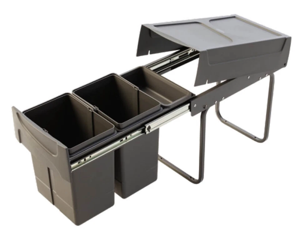 Häfele Abfallsammler Einbau Abfalleimer ausziehbar Müll-Auszug Schrank 300 mm - Bild 3 von 4